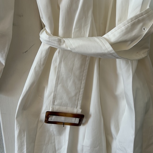 BANANA REPUBLIC Belted Poplin Dress SMALL TALL NWOT - Picture 5 of 8